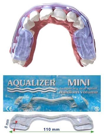 Aqualizer® dispositif hydrostatique occlusal prêt à l’emploi MINI