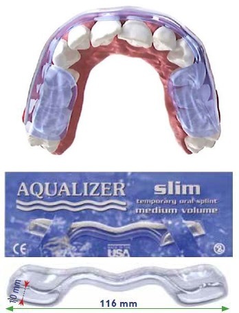 Aqualizer® dispositif hydrostatique occlusal prêt à l’emploi SLIM