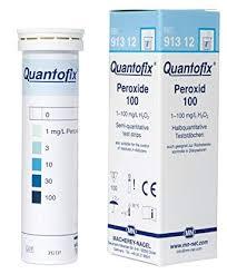 Quantofix peroxyde 0-100MG/L bandelettes